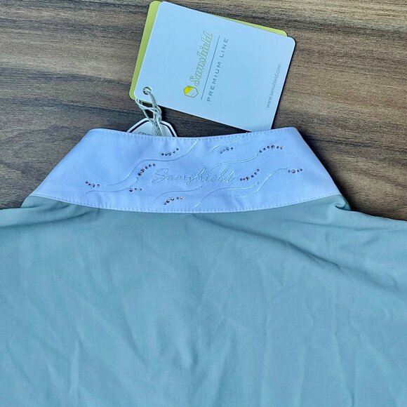 Samshield Premium Riding Show Shirt with Swarovski Crystals - Picture 3 of 4